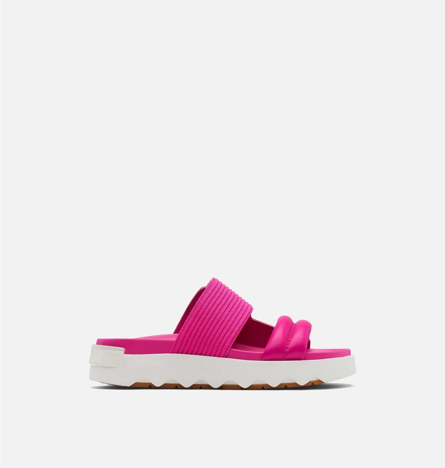 Kvinder Sorel Flade Sandaler | Dame Viibe Slide Sandal