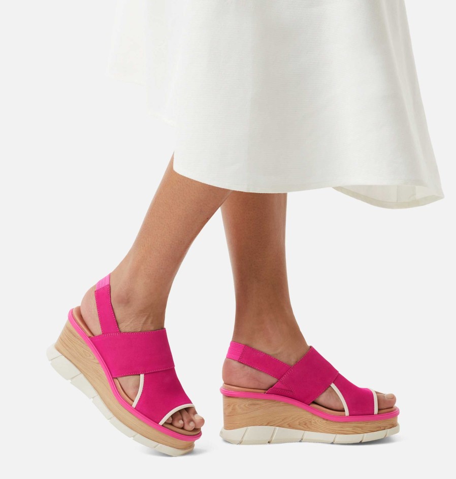 Kvinder Sorel Sandaler Med Kile Og Haele | Joanie Iii Slingback Wedge Sandal Til Kvinder