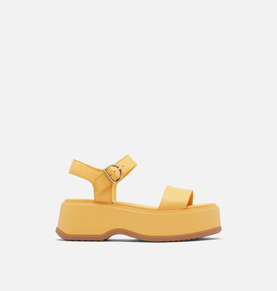 Kvinder Sorel Flade Sandaler | Dayspring Ankelrem, Flad Sandal Til Kvinder