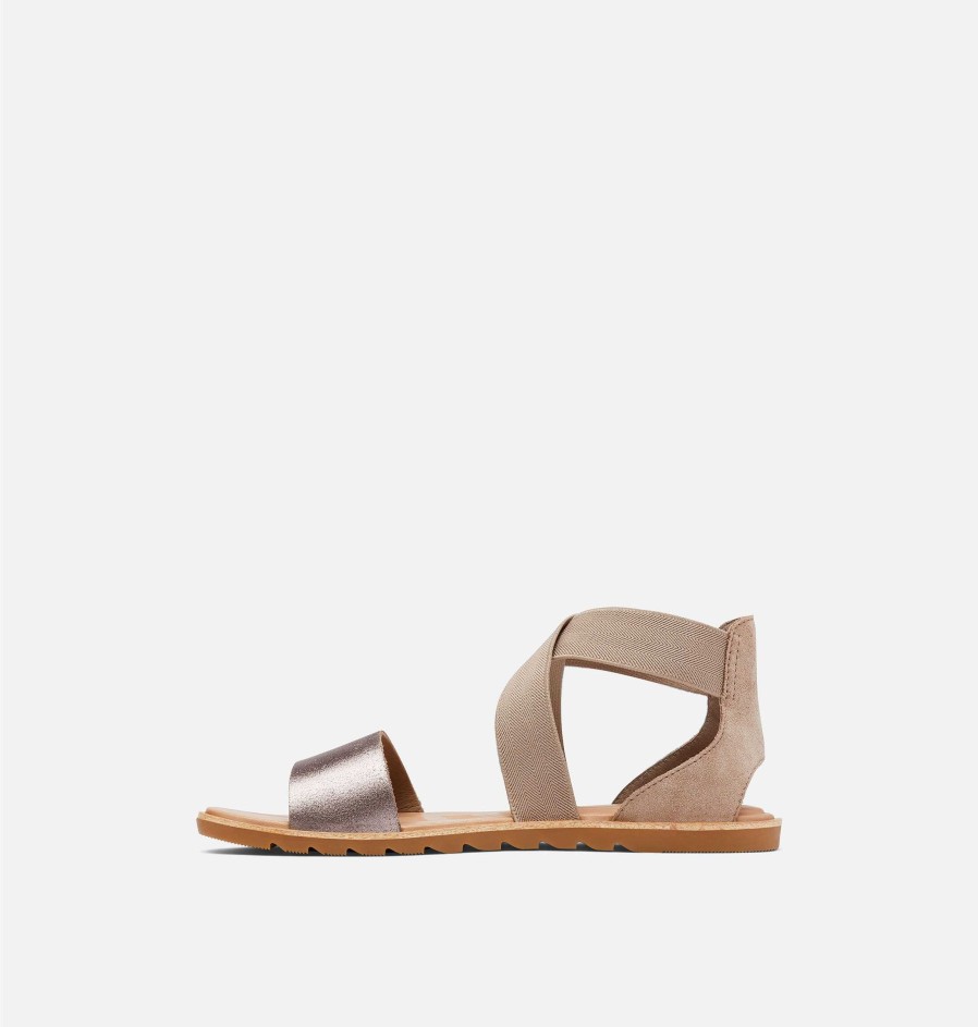 Kvinder Sorel Flade Sandaler | Dame Ella Ii Sandal