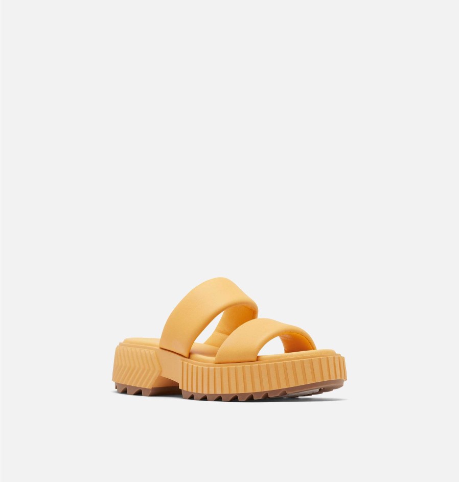 Kvinder Sorel Flade Sandaler | Ona Streetworks Slide Mid Flade Sandal Til Kvinder